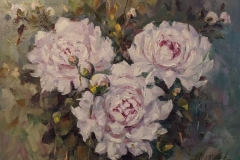 Peony-bouquet.-2019.-oil-on-canvas-60x90-cm