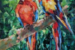 parrots-tropic-series.-2019.-oil-on-canvas-90x60-cm